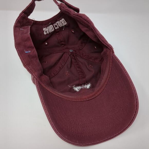 Sand Cloud Slideback Hat Red OSFA Adjustable Embroidered Logo 6 Panel - Picture 6 of 7